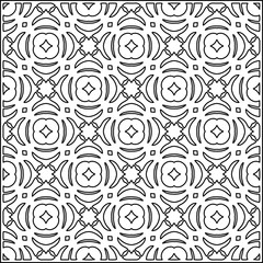 Stylish texture with figures from lines .Geometric lines art. Black and white pattern. Abstract background for web page, textures, card, poster, fabric, textile.