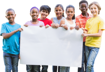  Happy friends in the park 