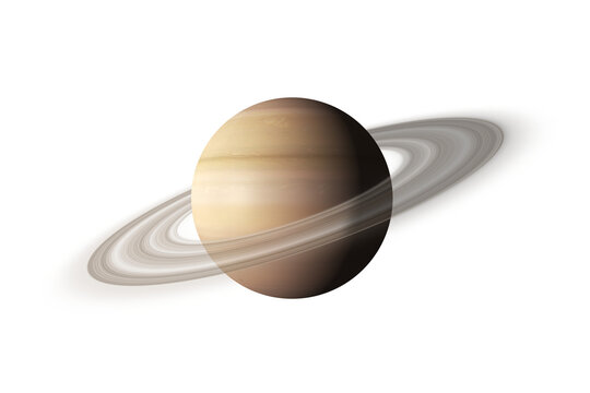 Naklejka Digital generated image of planet Saturn