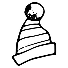 Digital generated image of Santa hat