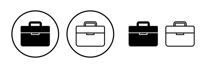 Briefcase icon vector. Portfolio vector icon. suitcase icon