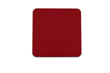 Red blank tile