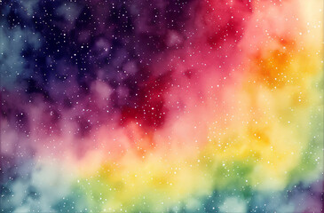 Obraz na płótnie Canvas space nebula colorful abstract background