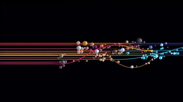 big data analysis identifying meta trends investing visualisation. generative AI