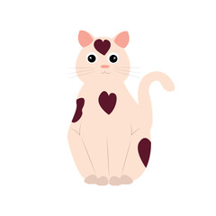 cat . cat illustration. cute cat . cartoon cat