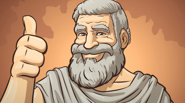 fil&oacute;sofo, felicidad, dedo pulgar