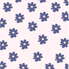 seamless pattern with flowers