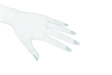 Gordijnen 3d image of hand  © vectorfusionart