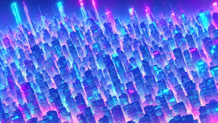 Fototapeta premium Neon Nightlife