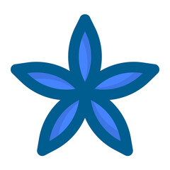 Geometric flower design element shapes. Figures, stars, spiral flower and circles no background