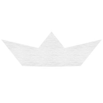 Fototapeta Digitally generated image of paper boat
