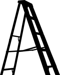 Close-up of black colored ladder