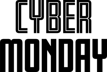 Cyber Monday sale sign