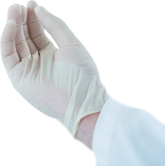 Fototapeta premium Cropped hand of male doctor gesturing