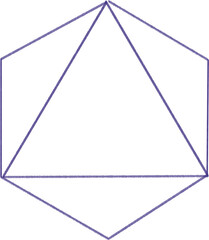 Triangle shape in polygon