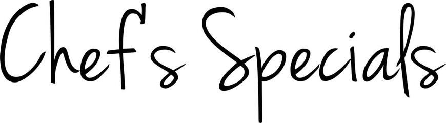 Black chefs specials text