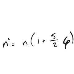 Digital image of mathematics formula