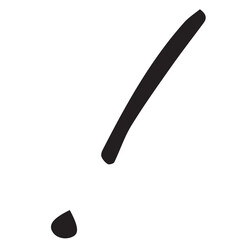 Digitally generated image of exclamation mark