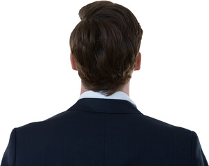 Thoughtful businessman standing