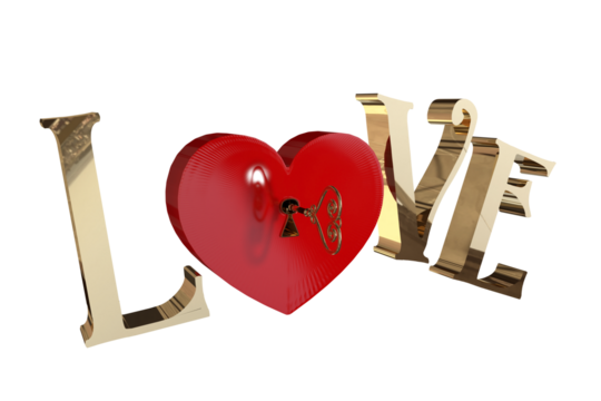 Love with lock and key