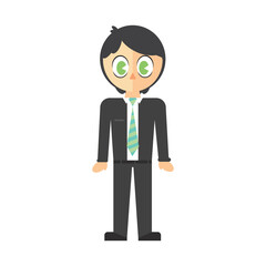 Vector image of businessman