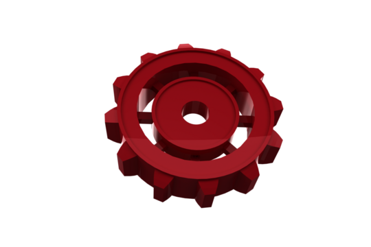 Close-up of red gear