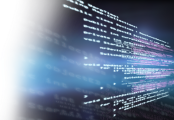 Digital generated image of interface