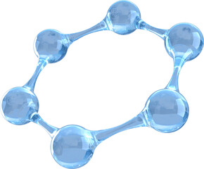 Abstract molecule model
