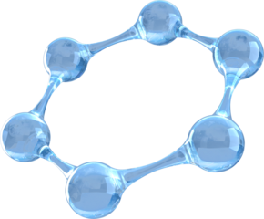 Abstract molecule model