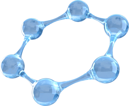 Abstract molecule model