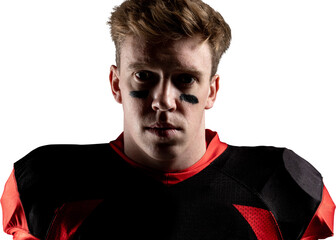 Obraz premium American football player standing