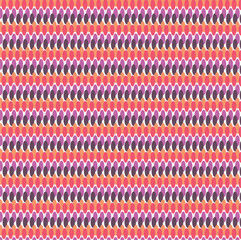 Elongated circles form a pattern