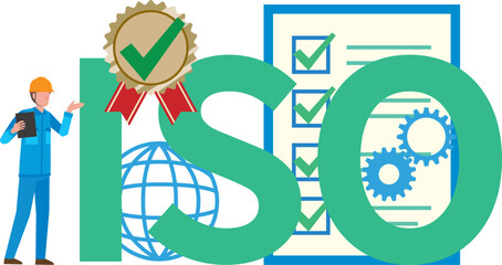 ISO規格のイメージイラスト