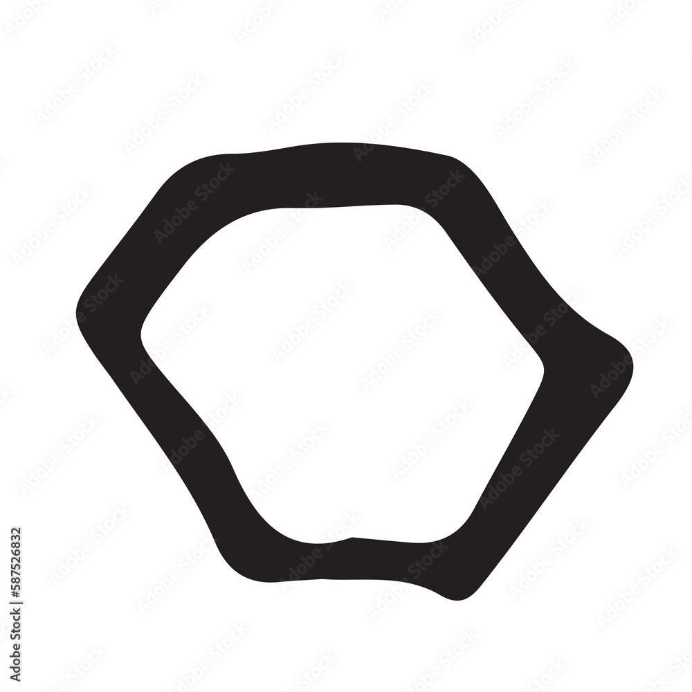 Poster digital image of shape