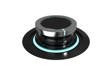 Digital image of black control equipment