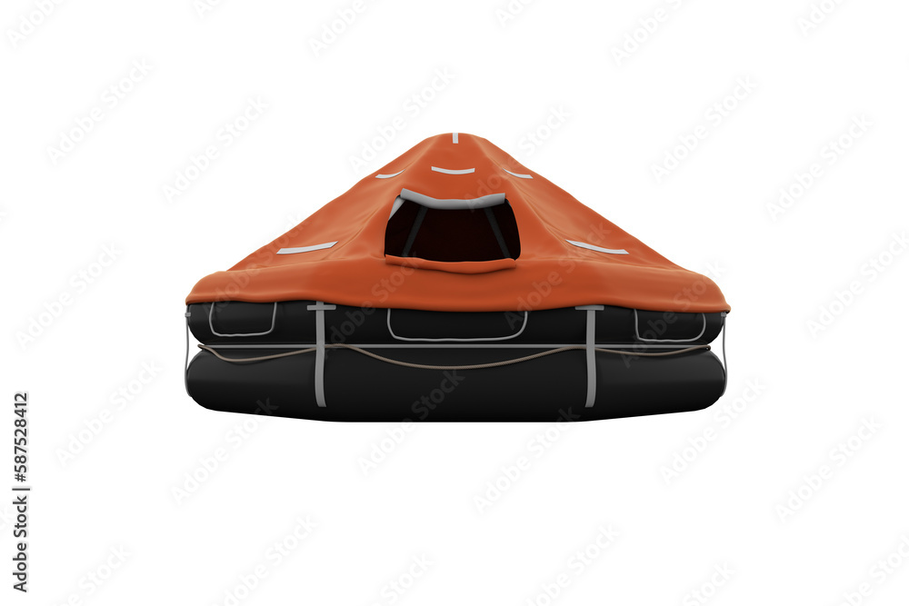 Poster composite image of inflatable tent