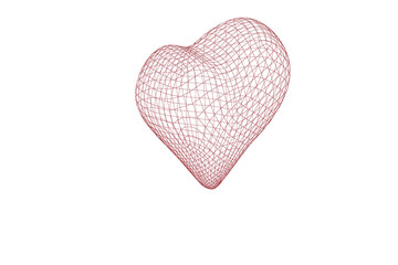 3d image of heart shape 