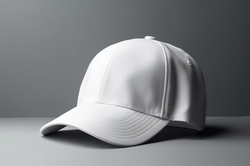Blank white hat for mockup illustration with Generative AI