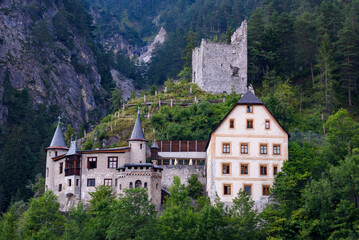 Fototapeta na wymiar Fernstein Castle, Nassereith, Tyrol, Austria