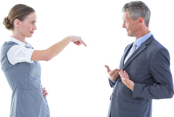 Business people in an argument