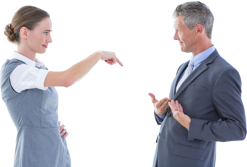 Business people in an argument