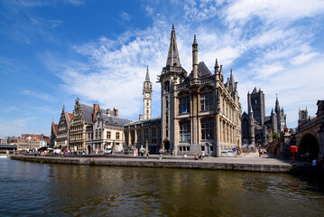 Fototapeta na wymiar Historic city of Ghent, Belgium
