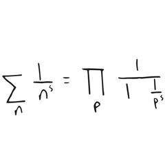 Digitally generated image of maths formula