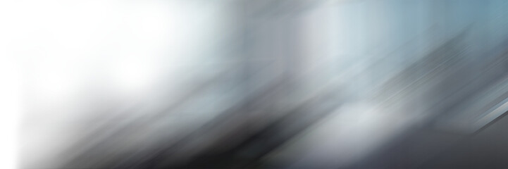 Blurred image of glass windows in office