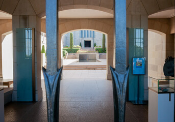 Pool of Reflection in the commemorative courtyard