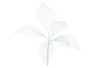 3d composite image of plant