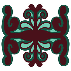 Mandala Flowers Batik Aesthetic 