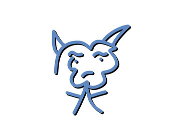 Doodle Cartoon Character Abstract