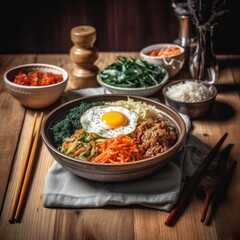 A bowl of food Generative AI