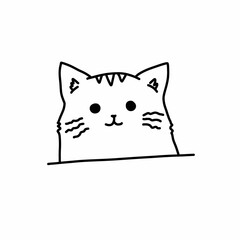 artwork, calligraphy, cat, contemporary, contour, graphic, hand drawn, ink, minimal, minimalism, minimalist, outline, pet, silhouette, simplicity, sketch, stroke, stylish, drawing, hand-drawn, logotyp